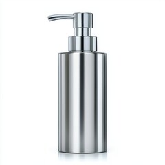 Obraz premium White Soap Dispenser with Pump Design
