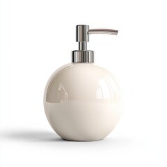 Clean and Simple Soap Dispenser on White