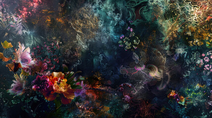 Obraz premium special flora, mysterious forest