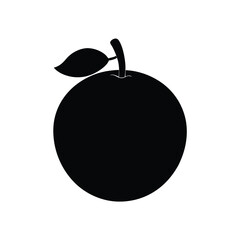 Santol Silhouette Vector Art | Black and White Santol Fruit Illustration Design