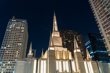 In front of The LDS Bangkok temple