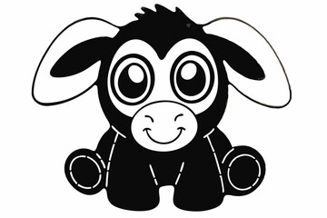  Adorable & Funny Animal Silhouettes  Cute, Peeking, Waving & Happy Creatures