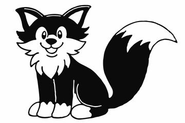  Adorable & Funny Animal Silhouettes  Cute, Peeking, Waving & Happy Creatures