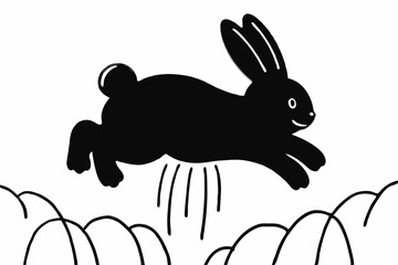  Adorable & Funny Animal Silhouettes  Cute, Peeking, Waving & Happy Creatures