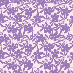 Vector seamless colorful design pattern botanical cute spring herbs and flowers in pastel tones on brown. Cute circle frame on a white background. Perfect for textiles, wrapping paper, wallpaper