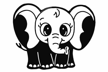 Animal set of Funny Peeking, Cute Tiny, Happy Waving, Adorable Little Frog , Cheerful Baby,Funny Armadillo silhouette on white background.