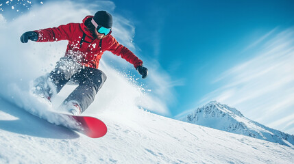 snowboarder jumping in the air