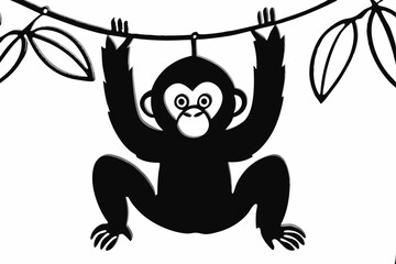 Animal set of Funny Peeking, Cute Tiny, Happy Waving, Adorable Little Frog , Cheerful Baby,Funny Armadillo silhouette on white background.