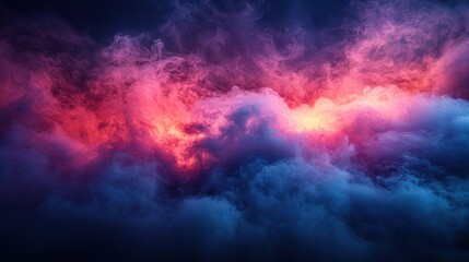 Fototapeta premium Abstract Colorful Smoke Swirling Forms