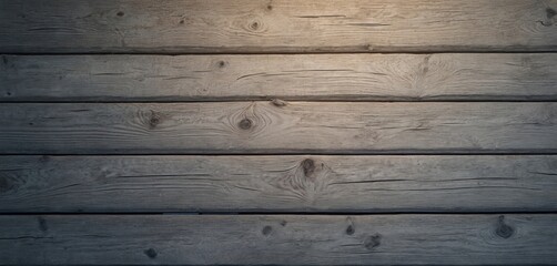 Obraz premium Gray wood plank texture. Horizontal wooden background. Natural old surface with rough grain. Timber hardwood board panel with grunge design, abstract pattern and floor material.