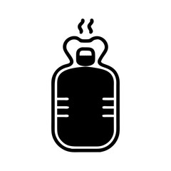 Obraz premium hot rubber water bottle icon design