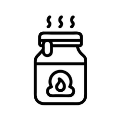 jar with steam icon design