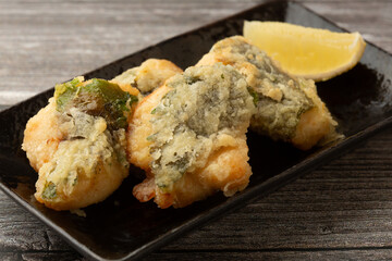 鶏肉のシソ巻き竜田揚げ