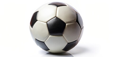 Fototapeta premium Soccer Ball on White Background