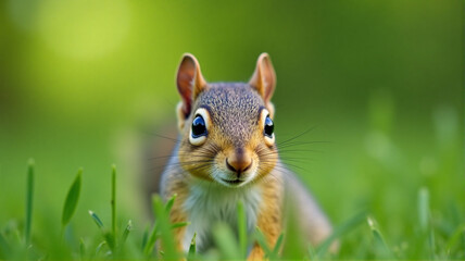 Obraz premium squirrel in the park