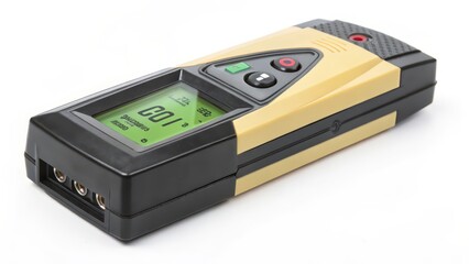 Digital Laser Rangefinder on White Background