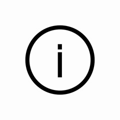 Information help circle icon vector sign