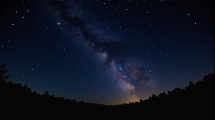 Naklejka premium night sky with stars