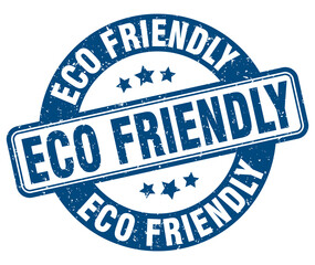 eco friendly stamp. eco friendly label. round grunge sign