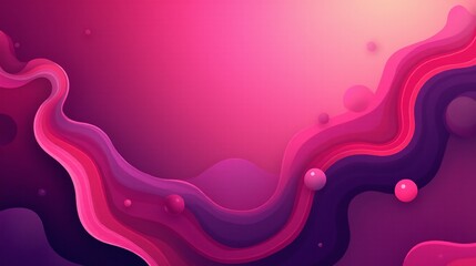 Abstract banner design with Persian plum background