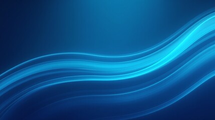 Fototapeta premium Abstract blue waves create dynamic visual interest.