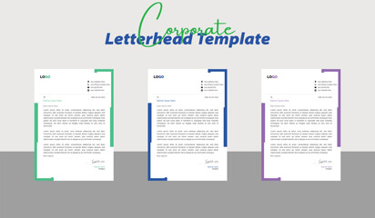 Obraz premium A4 Letterhead Template | Creative & Elegant Corporate Identity