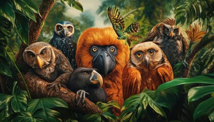 Obraz premium Global biodiversity efforts aim to protect endangered species.