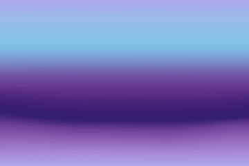 Purple Blue Gradient Vibrant Dreamy Vector Background. Neon Color Overlay, Sunrise, Sunset, Sky, Water Design Element. Luxury Trendy Holograph Defocused Texture. Digital Minimal Tech Gradient Paper