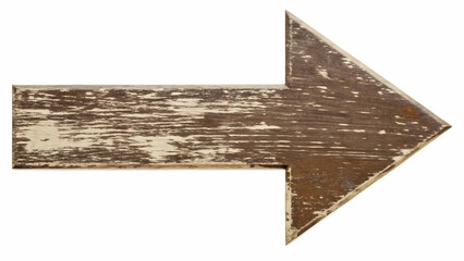 Fototapeta premium arrow sign made of wood
