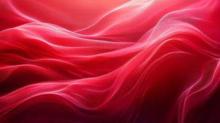Obraz premium abstract red waves creating a dynamic and visually stunning display. The image evokes a sense of energy, fluidity, and artistic expression.