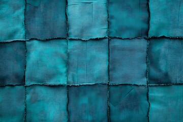 Fototapeta premium Teal background. diamond pattern. pattern background. diamond backdrop. quilting. Design for backdrop, decoration, Gift wrapping. Fabric, textile for jackets, furniture. quilt geometric wallpaper.bg