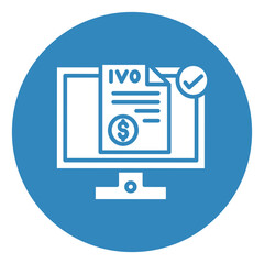 Online Invoice Icon