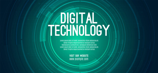 Obraz premium Technology digital speed connect blue green background, cyber nano information, abstract communication, innovation future tech data, internet network connection, Ai big data, line dot illustration