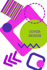 Volumetric blue, yellow and green stars are scattered on a white background. Festive background