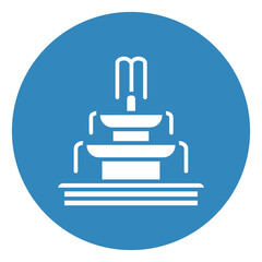 Obraz premium Fountain Icon
