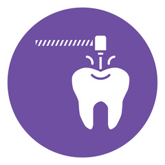 Tooth Drilling Icon