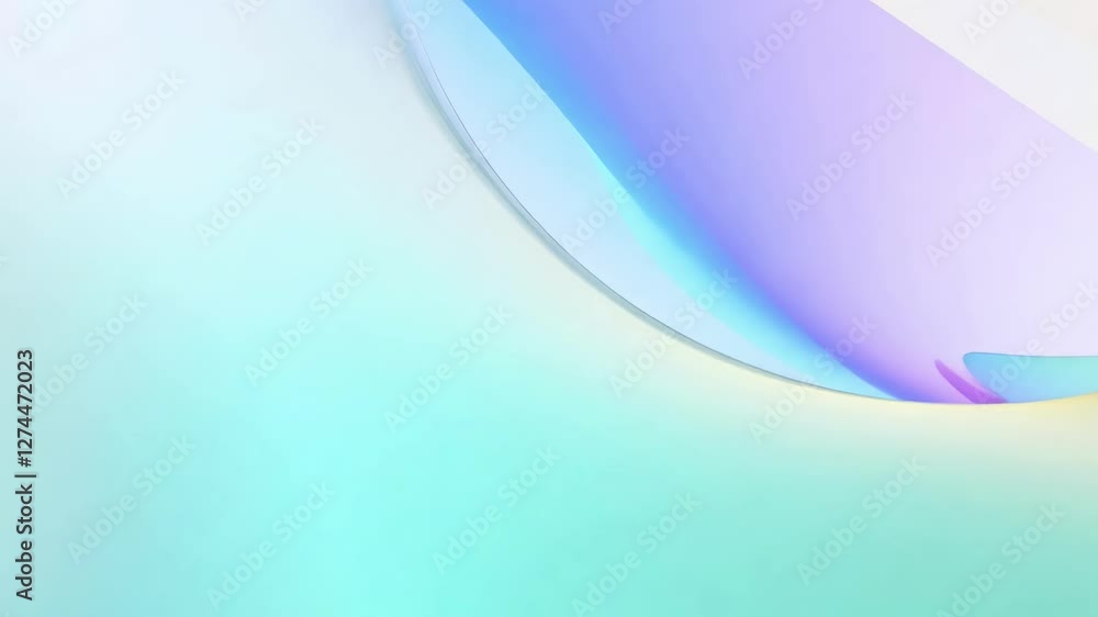 Poster this captivating display features dynamic, colorful shapes flowing across a pastel backdrop, creatin
