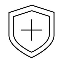 Prevention Vector Line Icon Design