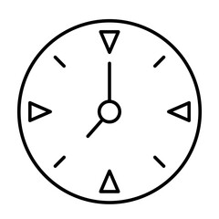 Time Vector Line Icon Design