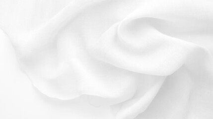 Obraz premium A white fabric with a pattern of a wave