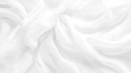 Obraz premium A white fabric with a pattern of a white line