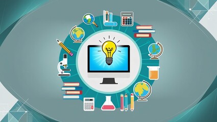 knowledge illustration , AI Generated.