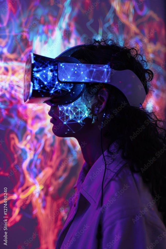 Poster exploring memory pathways with vr technology for educational insights and student learning