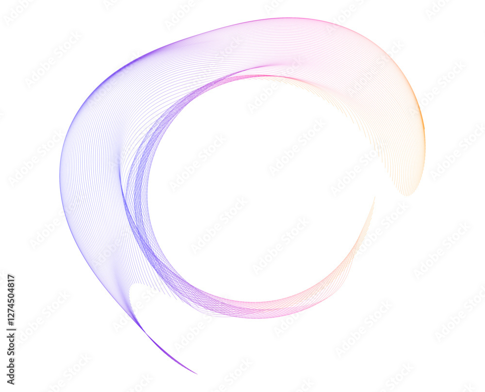 Poster abstract background with a circle