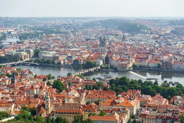 Obraz premium Panorama Pragi, Czechy