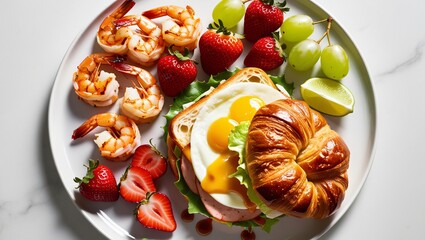 healthy breakfast , AI Generated.