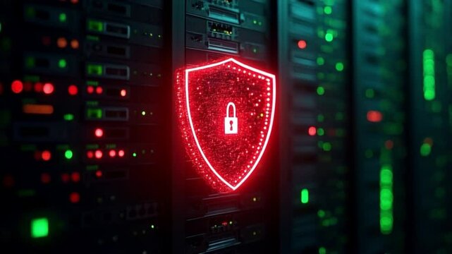 The graphic shows Sentinel Shield the server protection system in an easy-to-understand and user-friendly way.