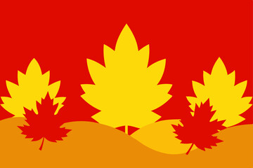 autumn maple leaves