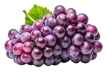 Fototapeta premium one fresh purple grapes backgrou isolated on transparent background png