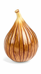Obraz premium Single fig, close-up, studio shot, isolated background, food photography